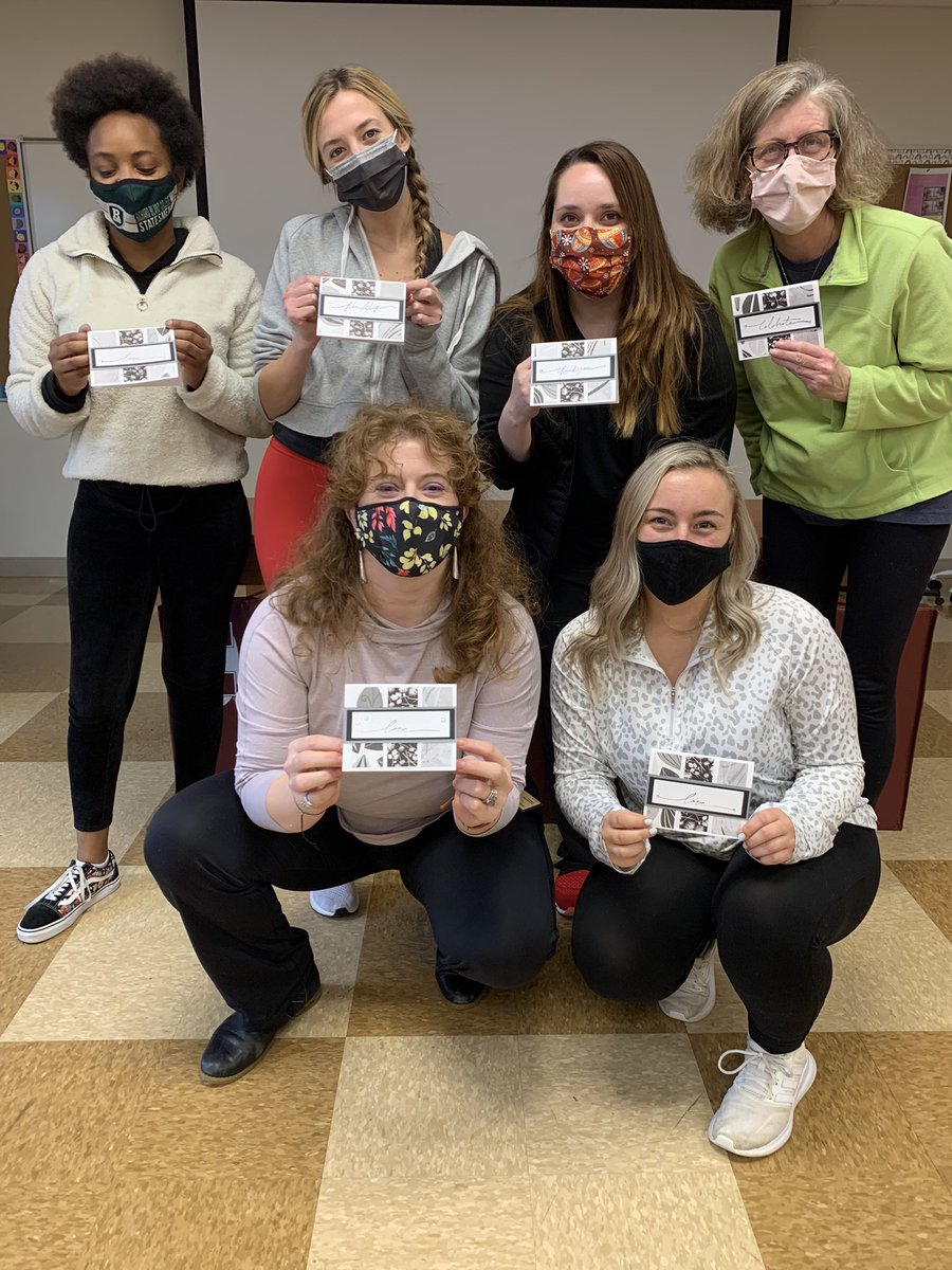 I LOVE arts and crafts day in OT! Our OTA students and our OT DEC student showing off their card creations. #SouthOTARVARocks #craftsaretherapy