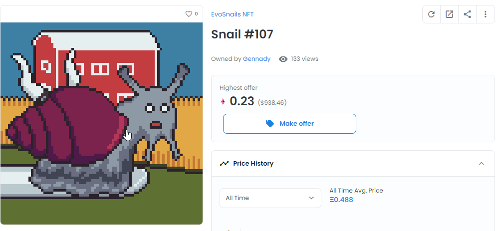 EvoSnails (@evosnails) on Twitter photo Welcome <a href="/garyvee/">Gary Vaynerchuk</a> you came late..
Very snail like 🐌
#evosnailsnft #evosnails Welcome <a href="/garyvee/">Gary Vaynerchuk</a> you came late..
Very snail like 🐌
#evosnailsnft #evosnails