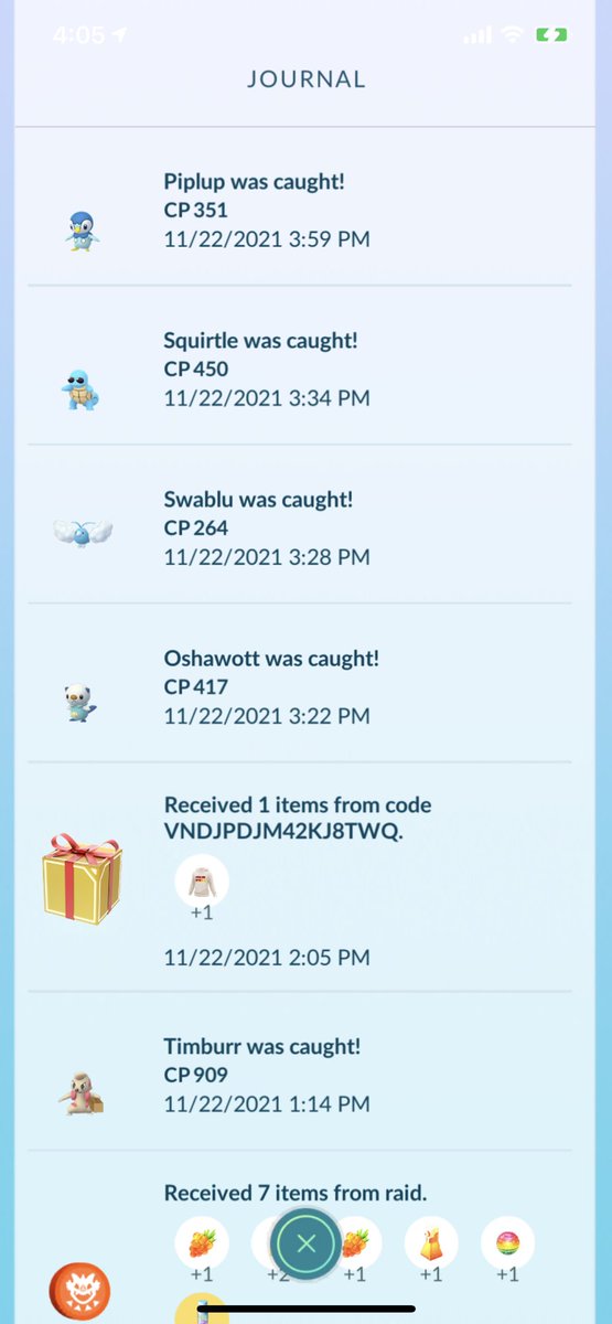 MandyConteTyler's tweet photo. @Catrad0ra @eziryst @Ocampo3130 @PokemonGoApp @NianticHelp @NianticLabs I got just one here….crazy! https://t.co/Y8spANb48v