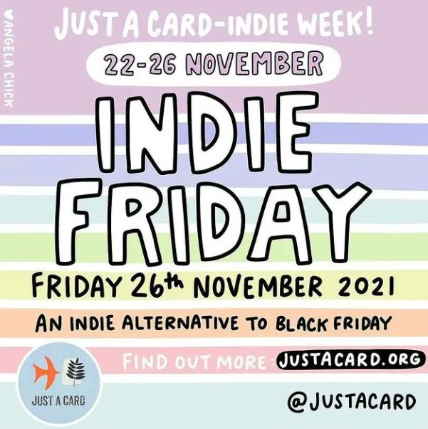 Reposted from <a href="/justacard/">brian huston</a> and @indieyork couldn't agree more! - It can be disheartening as an independent to see loads of advertising for Black Friday, can’t it? Huge deals slashing prices, when we can’t compete with the buy in bulk to flog fast and furious mentality.