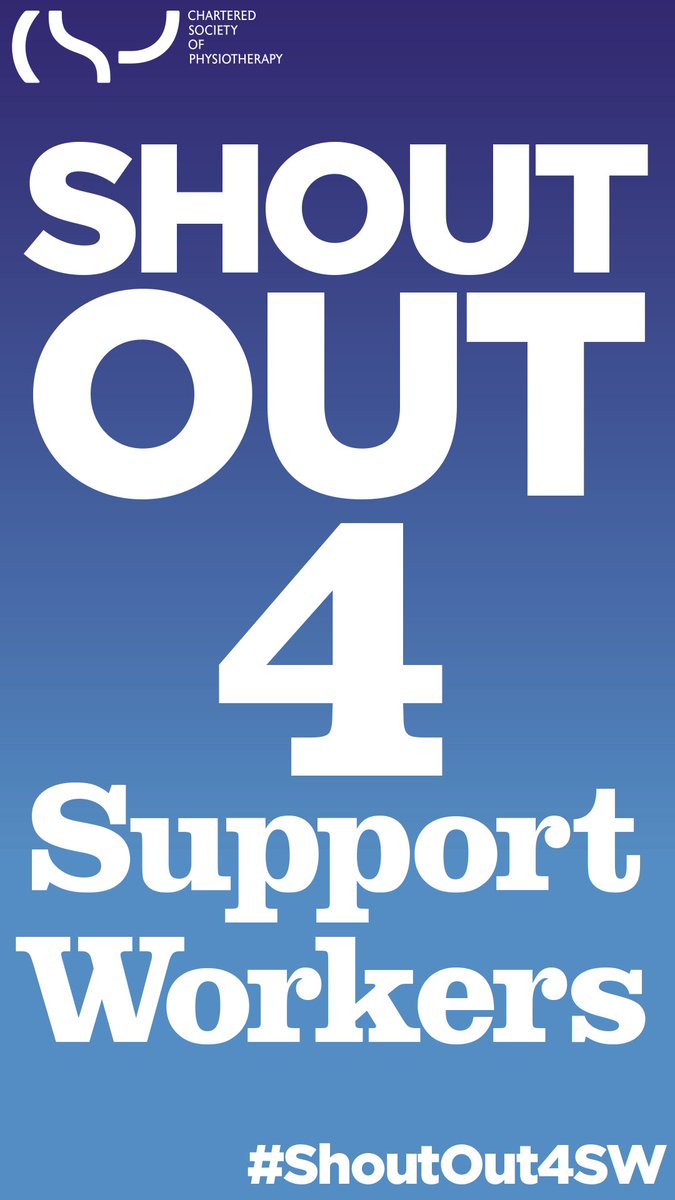 physiotalk's tweet image. Today @thecsp are asking you all to #ShoutOut4SW

So lets make some noise! 👏👏👏👏👏