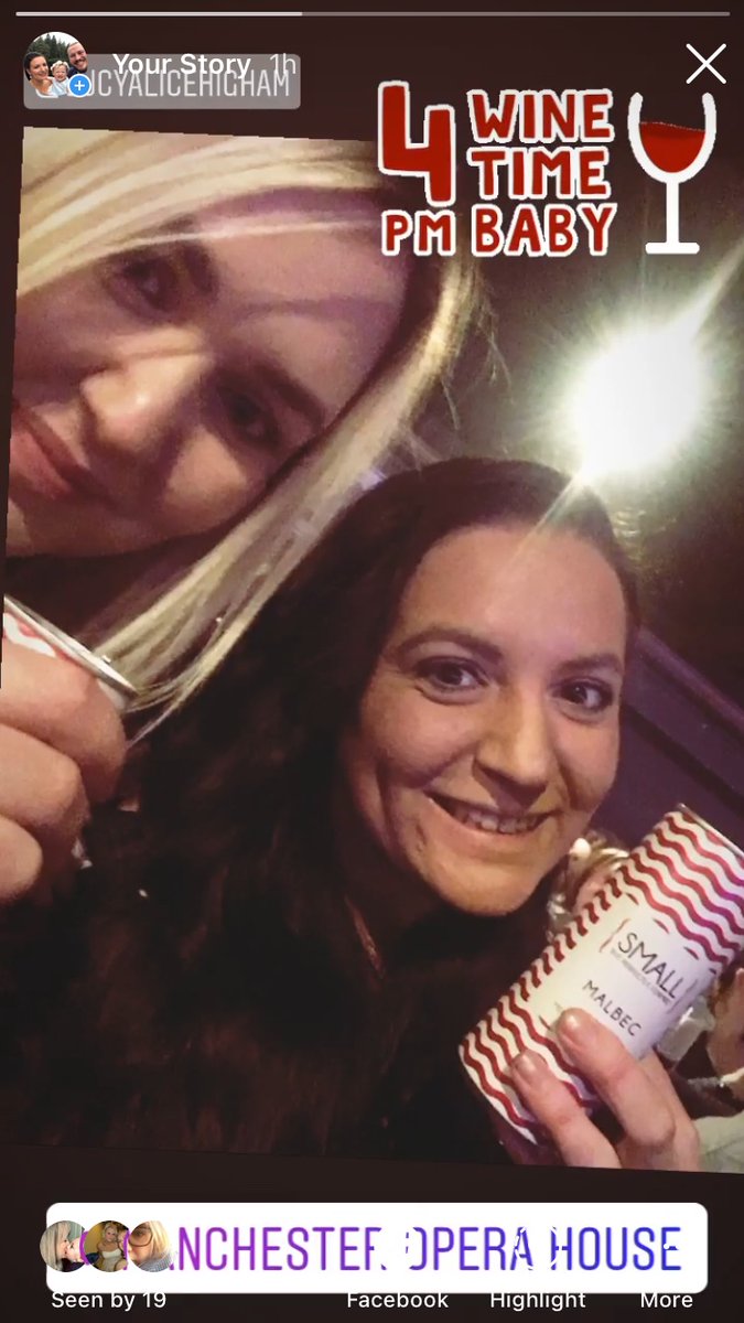 Clarabella88's tweet photo. Shagged, married, not annoyed! Wine in a can! Cheers! #smamanchester https://t.co/XaAq8zF0CT