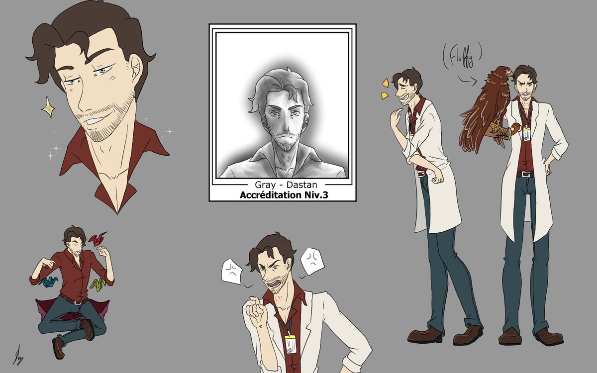 SekaiMelji's tweet photo. Le  D. Gray et son "mignon" compagnon Fluffy sont enfin là ! 
@france_scp 
#SCP #SCPFanart #SCPConceptart #SCPFR #Conceptart #Digitalillustration #Digitalart #SCPDoctor https://t.co/HIJopEOtTl