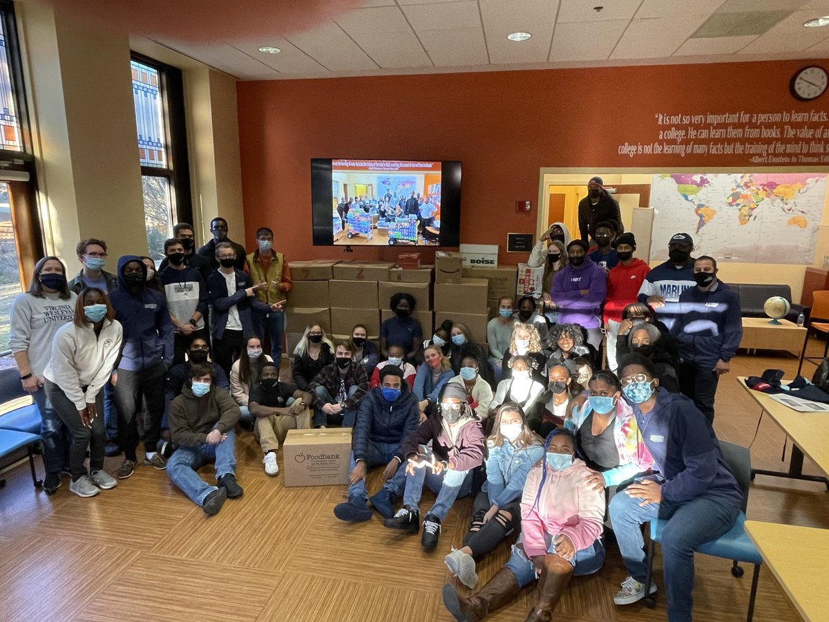 WesleyanEngaged's tweet photo. The winner of the Foodbank Donation Drive is the VWU Track and Field Team! The Foodbank and Wesleyan Engaged thank all VWU Athletic Departments for their donations.

Totals are:
•4766 lbs non-perishable items
•5096 non-perishable items donated
•3972 meals provided https://t.co/fXg2u313Mp