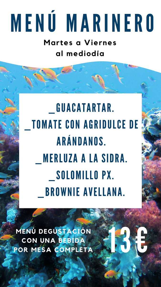mamapeixe's tweet photo. #menumarinero de martes a viernes al mediodía con dos turnos de comida. Reservas al 981070526 https://t.co/2W6zZ2mzZg