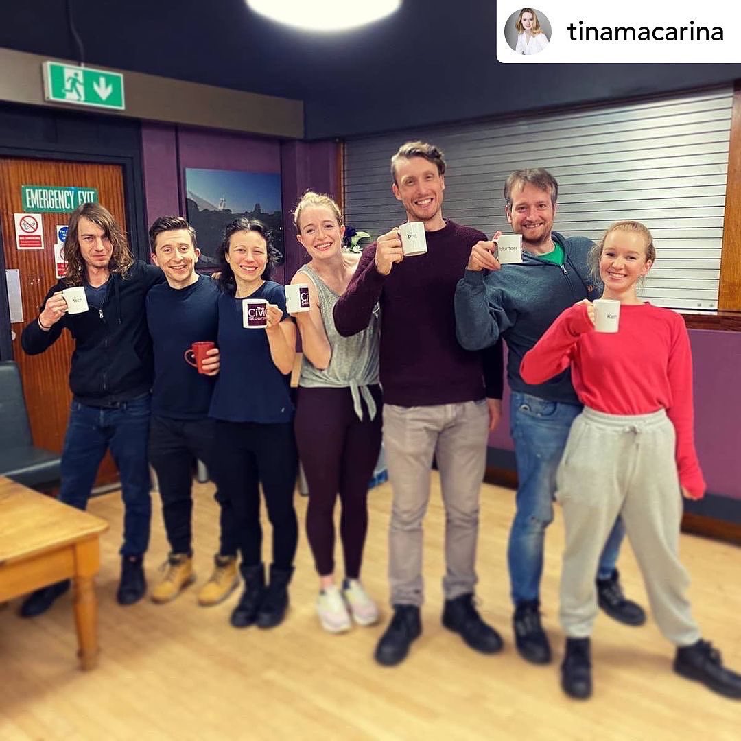 lawrencerussell's tweet image. And just like that, it's over 😭 3 months with these beauties on tour with #NotLadyC. Every single one of you is a superstar and the post-show blues are real. Thank you to everyone who came to support us around the UK and laughed with us! ❤ perfectly put by @tinamacarina