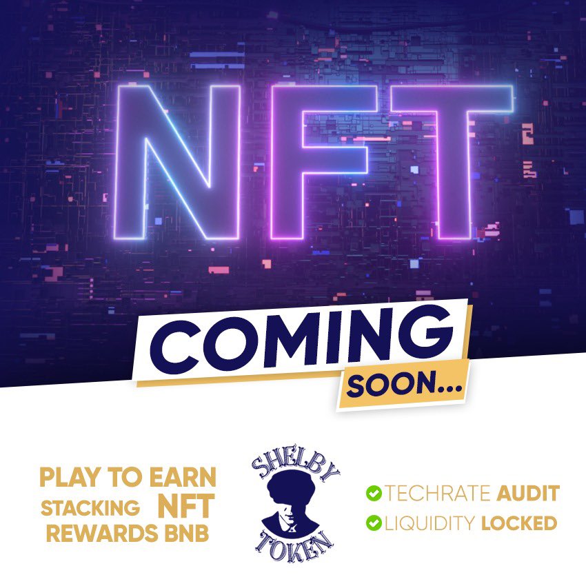 Shelbytokenio's tweet photo. Nous vous annonçons le lancement de notre première collection NFT.

Retrouvez toutes les informations sur notre TG OFFICIEL: https://t.co/COVDmJFo9L

#NFT #token #crypto #coin https://t.co/gQvXsot7qs