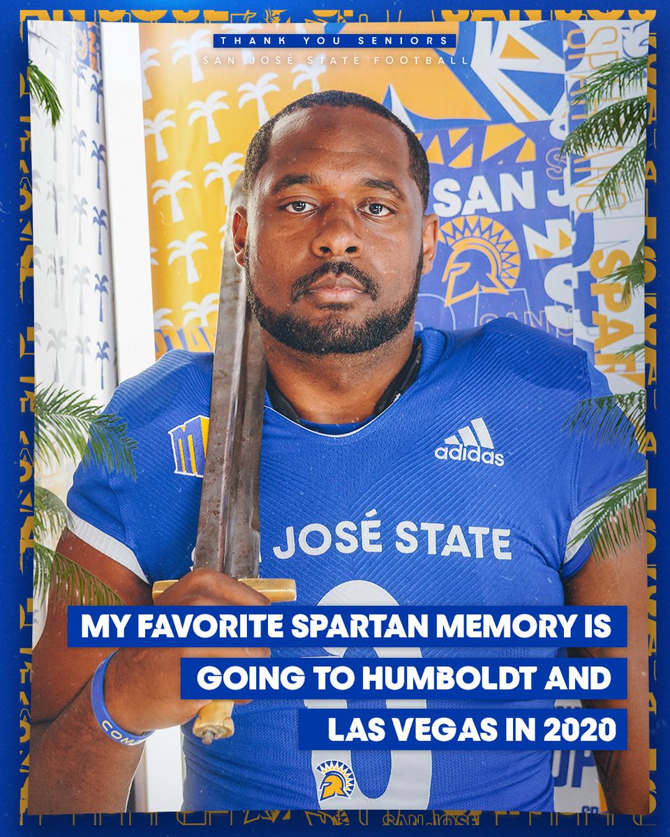 Thank you, seniors 🤝

⚔️ <a href="/TysynParker/">MISTER EVERYTHING</a> 
🏈 Linebacker
🎓 Justice Studies

#SpartanUp | #ClimbTheMountain