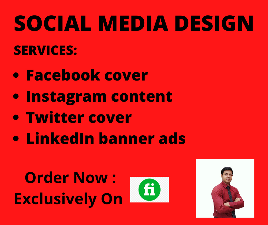 #twittercover #socialmediapost #instagramcontent #linkedinads #facebookbanner #design #socialmedia #graphicdesigner #content #linkedinbanner  
I design social media post content. If anyone needed just contact me.
Order now: 
GIG link: lnkd.in/gbp6r_wk