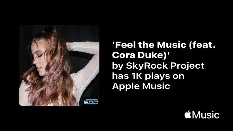 Just passed a new Milestone on <a href="/AppleMusic/">Apple Music</a>. Thanks for listening!
music.lnk.to/aoY46r