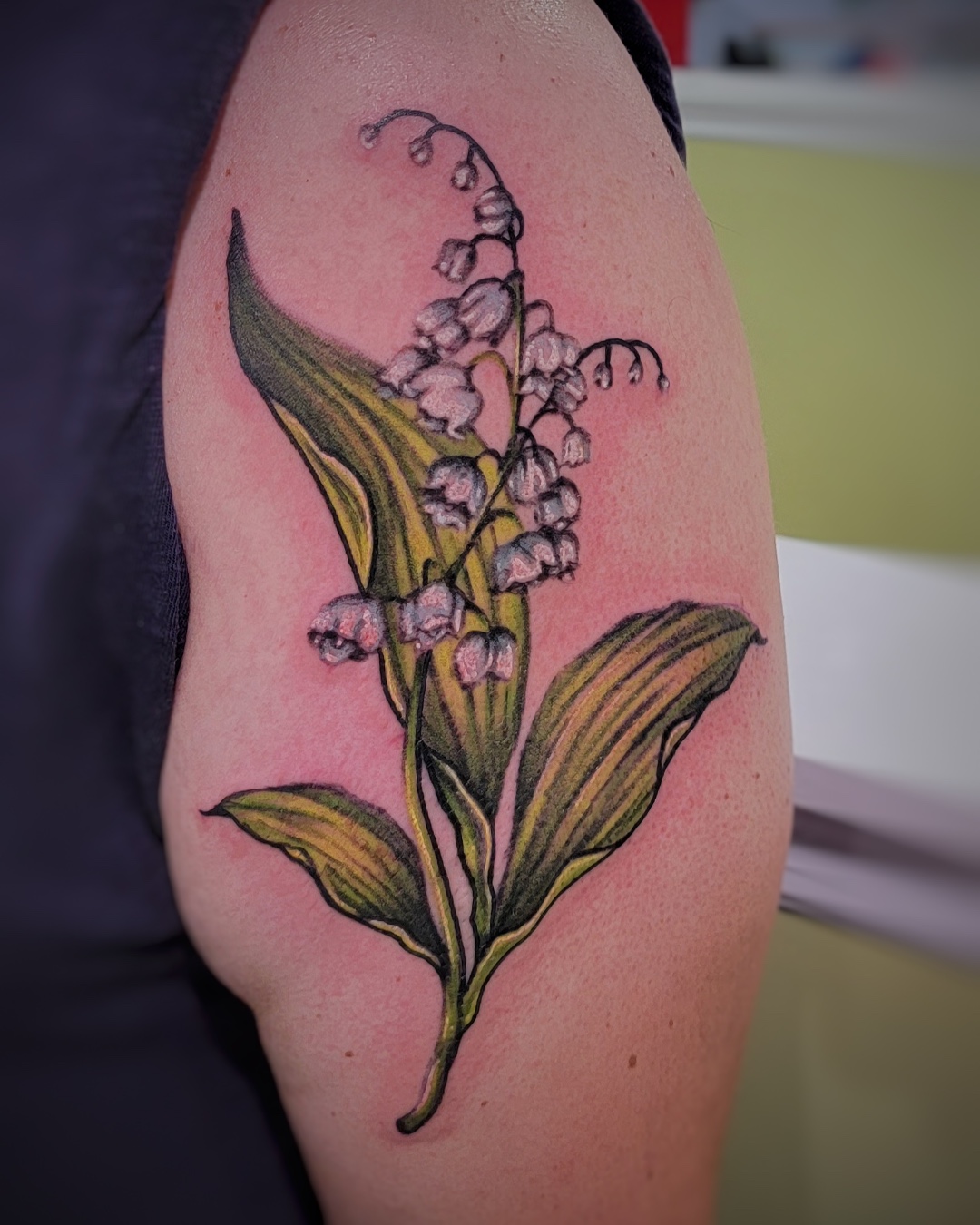 East Coast Worldwide on Twitter lily of the valley flowers tattoo done by  Alex httpstcon2OjhxJT3P  Twitter