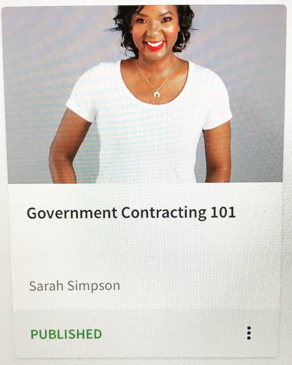 Published my first E-course today Government Contracting 101 🚀 simpsonwalkerco.thinkific.com #smallbusiness #governmentcontracting #securethebag #ecourse #thinkific #blackwomeninconstruction #blackgirlunderconstruction #consultant #ecoursecreator #governmentcontractconsultant #dtphx