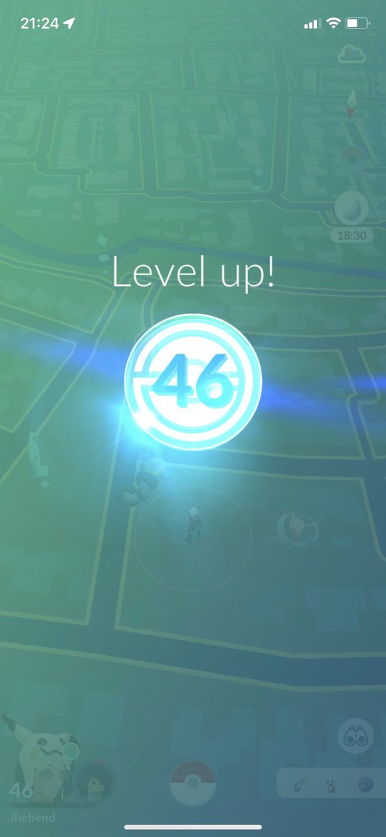 jhehend's tweet photo. Reached level 46 last Friday! XP took the most time. #PokemonGO #PokemonGoRaids #PokemonGOfriends #pokemongobeyond https://t.co/UVn9Lo6bx7