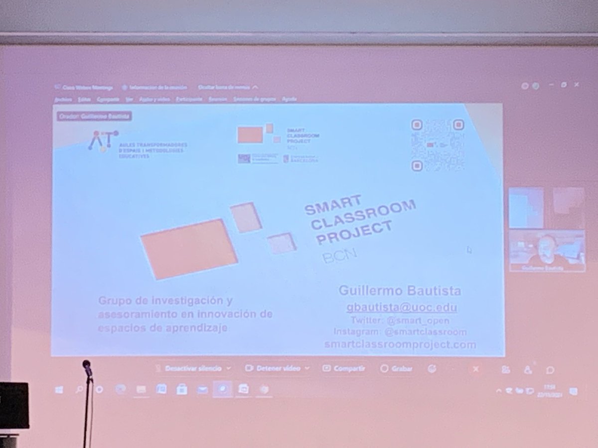 Guilermo Bautista <a href="/smart_open/">Guillermo Bautista</a> a la Jornada d’Aules Transformadores  en València #aulestransformadores #auladelfuturo <a href="/GVAeducacio/">GVA Educació</a>