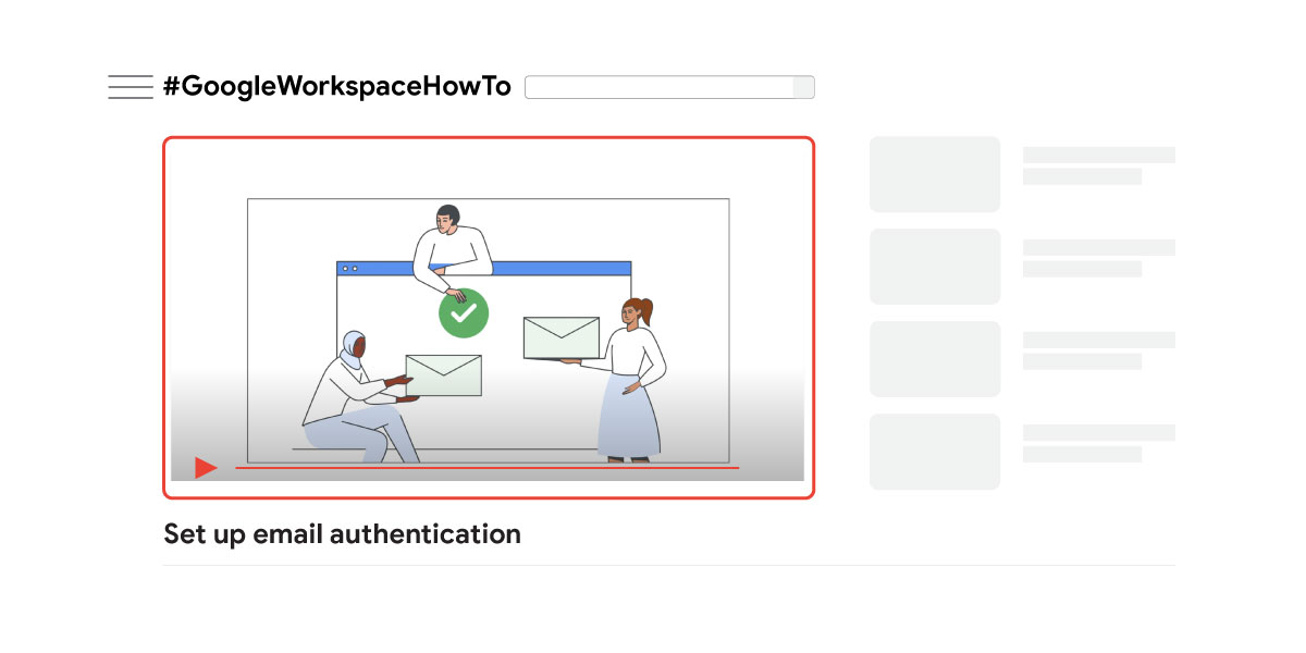 AskWorkspace's tweet photo. ✅  Ready to set up SPF, DKIM and DMARC? There are some elements to take into account, like your DNS access. This video shows step by step guidelines, check it out! https://t.co/uxzNUNs6JY #GoogleWorkspaceHowTo https://t.co/4eaQjy8fLN