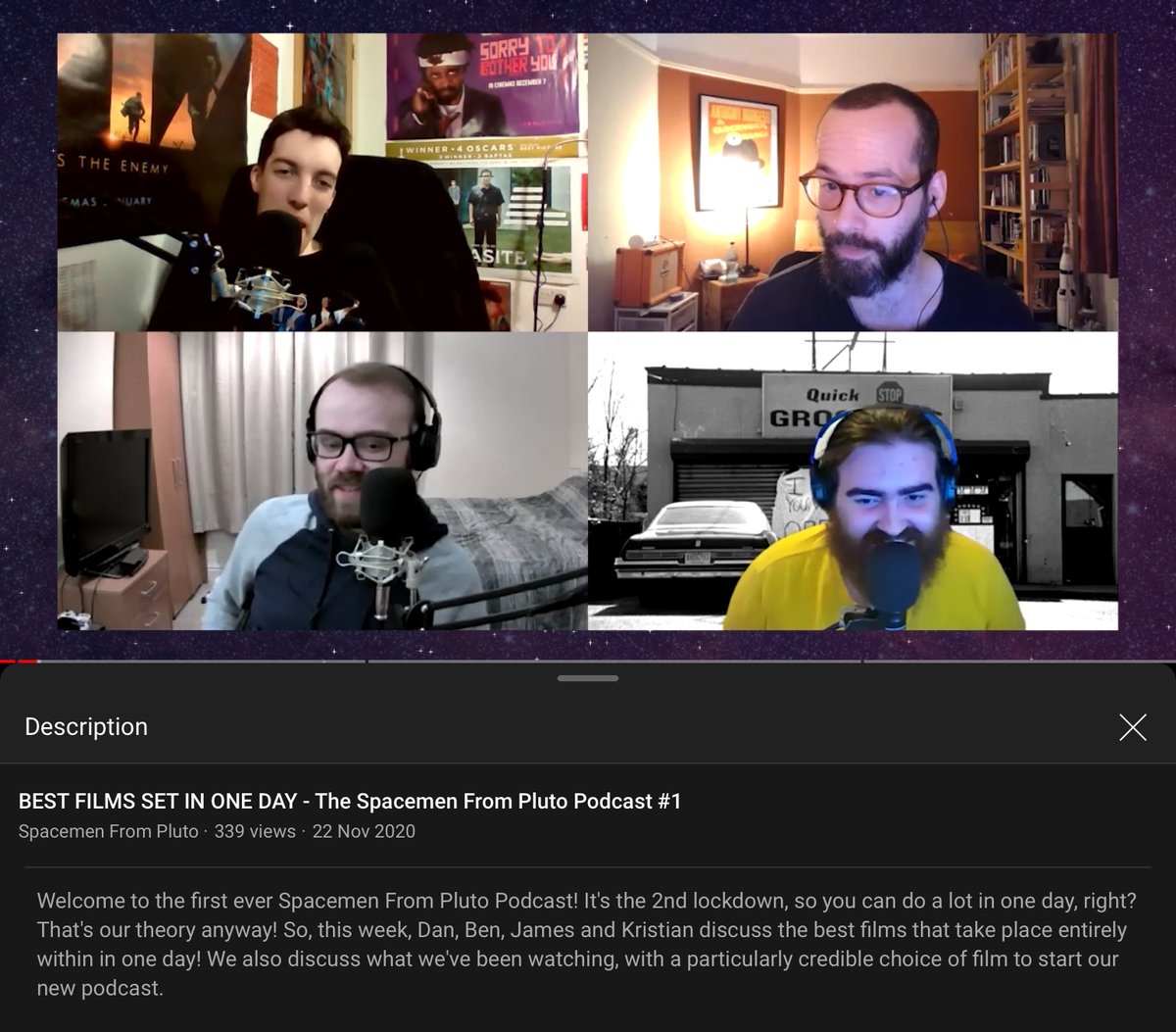 PlutoSpacemen's tweet photo. A year ago today, Spacemen From Pluto was born and our first podcast hit the channel! Thank you to everyone who has made this last year possible and supported us and we hope you’ll enjoy what we’ve got coming over the next year!

Where it began: https://t.co/ZWiY7IoQQK https://t.co/sLi33GWNs1