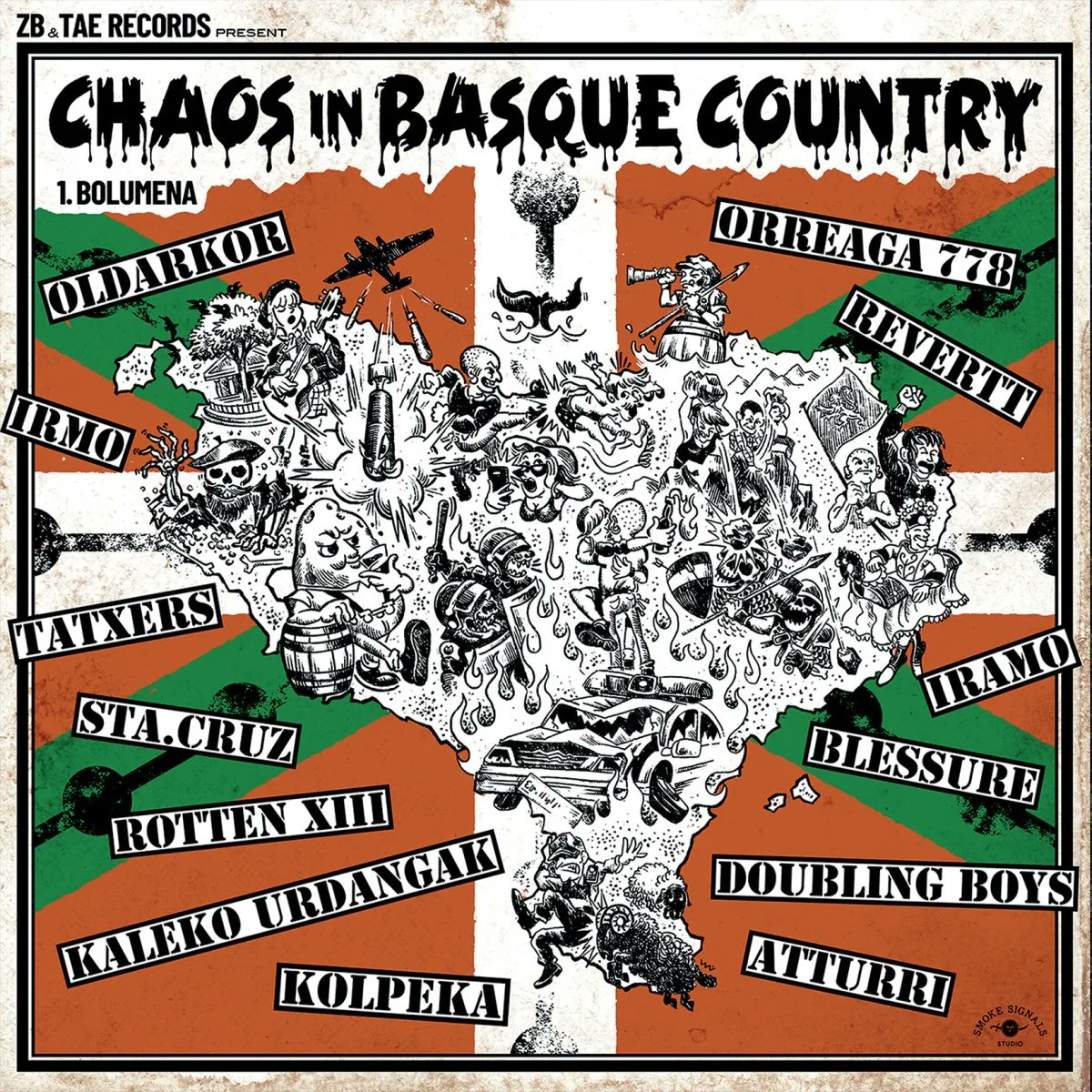 Publicado el disco 'Chaos In Basque Country' con un montón de bandas que nos gustan como Kaleko Urdangak, Rotten XII, Tatxers, .... buff.ly/3CG9E12
