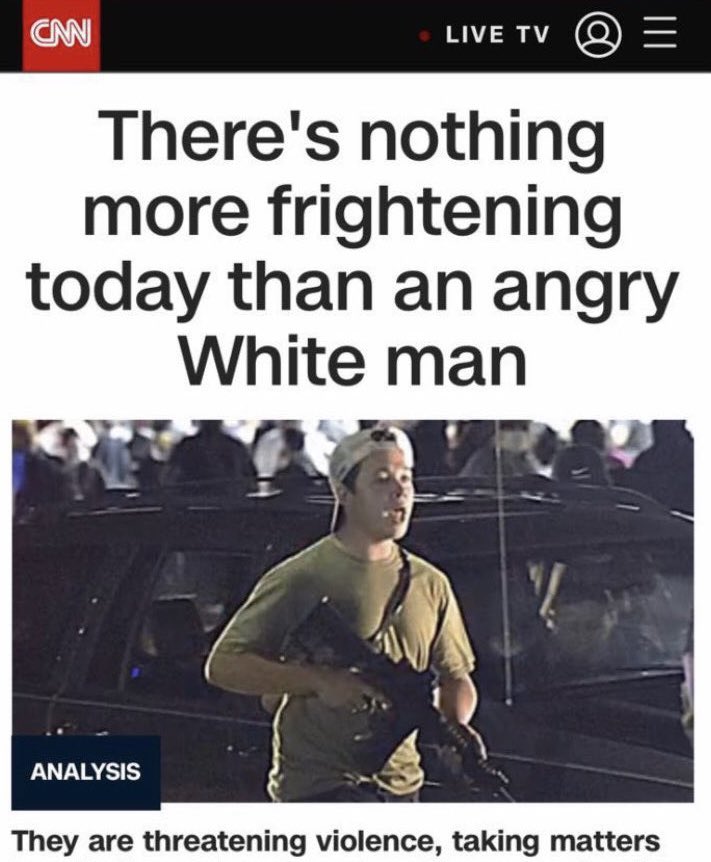 bgmasters's tweet image. The real headline is “Black felon, released days ago on $1,000 bail, kills 5 and injures 40 by driving SUV into Christmas parade.”

Instead, they want you to believe that Kyle Rittenhouse, acquitted by a jury, is the real threat to society.

Is this “racial equity”?