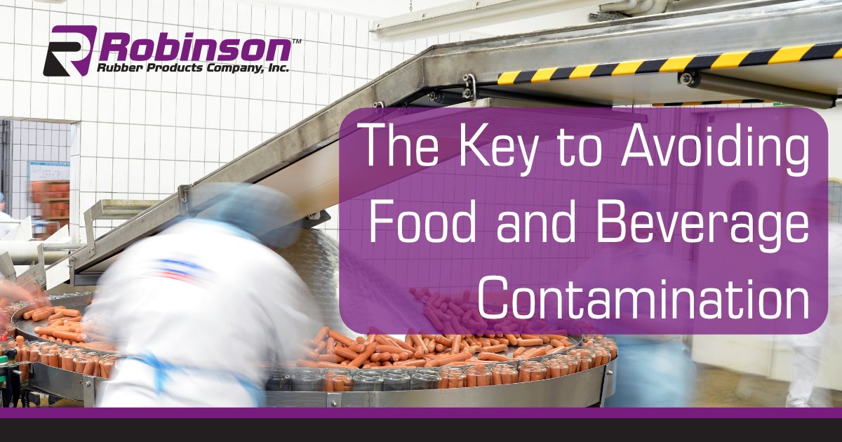 RobinsonRubber's tweet photo. To avoid foreign-material contamination during food processing, seals, gaskets and other parts made using metal-detectable rubber can help increase safety for consumers.

Learn how Robinson is ideally positioned to partner with you.

Download our guide > https://t.co/KczPu0ocwG https://t.co/tUiCyergjL