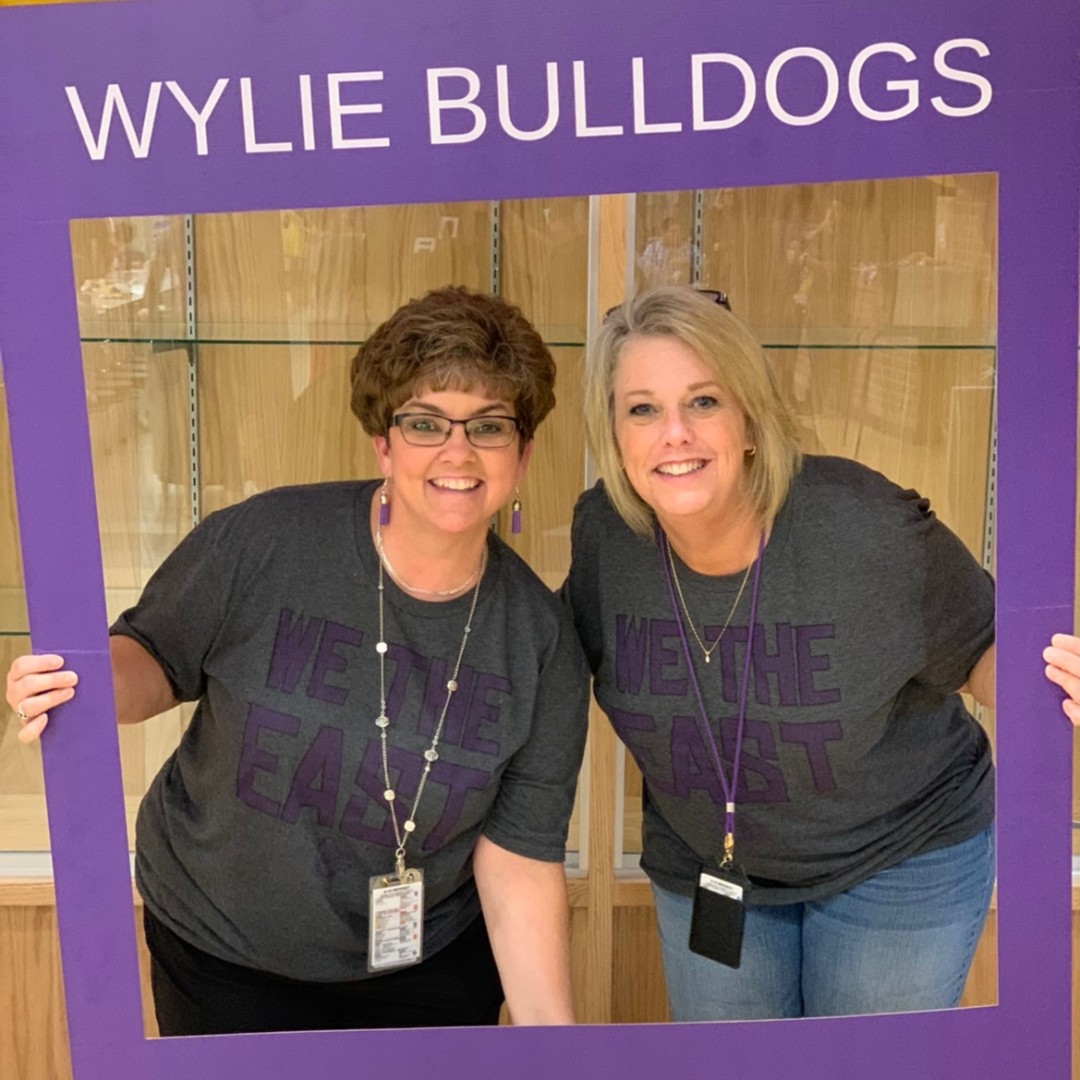 WylieGrowl's tweet photo. Wylie has its very own Dynamic Duo in Wylie East Junior High’s Lisa Albert and Debra McCright, although Albert describes them more as a peanut butter and jelly sandwich than Batman and Robin.  https://t.co/XoazV1KaID https://t.co/Bf5kFRelUk