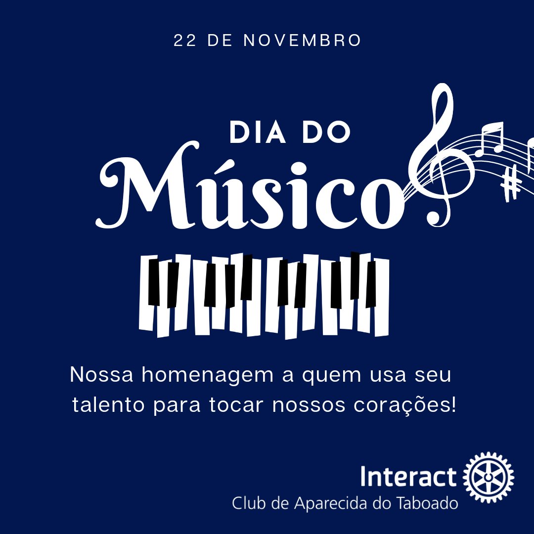 icapt4470's tweet photo. Hoje, dia 22 de novembro, é dia do músico. 
"Os músicos dominam a arte de trazer boas sensações, aquecer o coração e acalmar nossa mente."
~ Denise Campos
Feliz Dia do Músico! 🎶✨💙 https://t.co/FzJ4MOZWFt