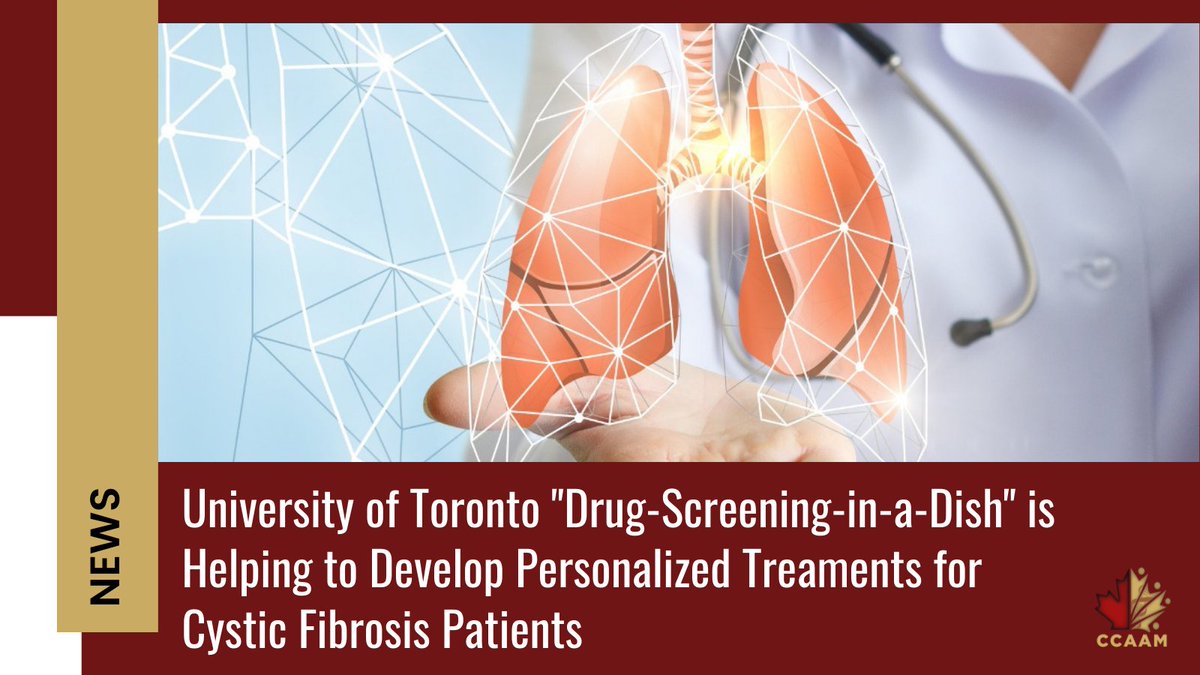 CCAAM_CaCVAM's tweet photo. Good news to start the week! #StemCell researchers at UToronto & Hospital for Sick Children in TO are growing #lungcells from #cysticfibrosis patients & using them to test drugs & develop patient-specific treatments. Now this is human-relevant #research! https://t.co/2J696KkASu https://t.co/WaJVZdW6P4