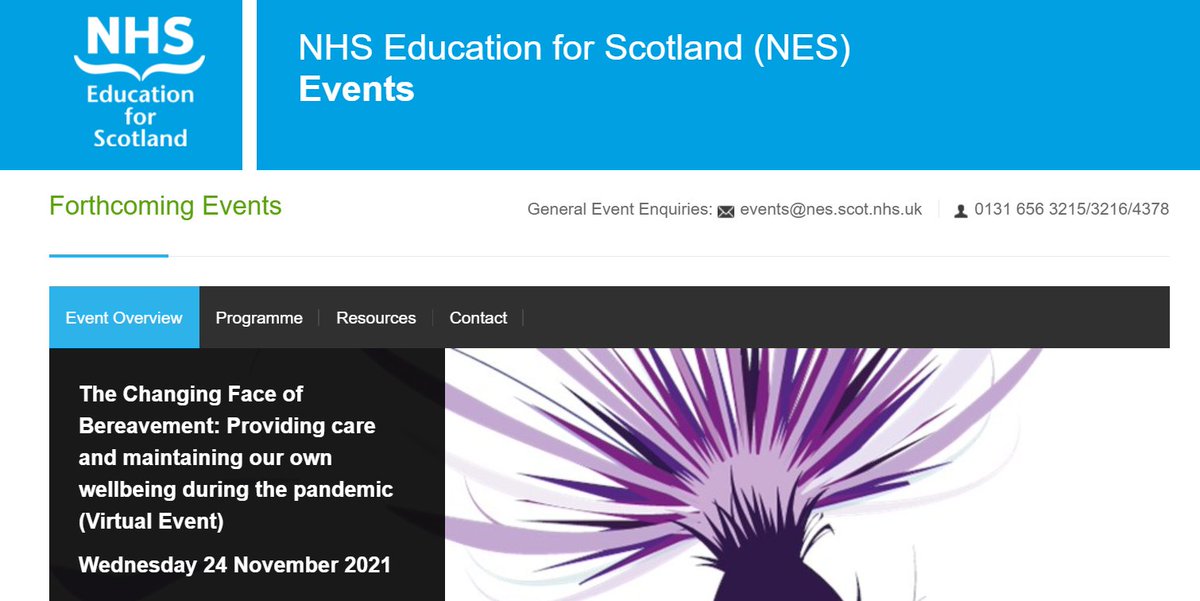 NES_Bereavement's tweet photo. Spiritual care, digital legacies, child bereavement, rituals &amp; memory-making &amp; bereavement after critical illness are just some of the topics being discussed at tomorrow's @NHS_Education #NESBereavement2021 Conference. If you're not attending, follow along with our live tweets https://t.co/6XnAieLjCU