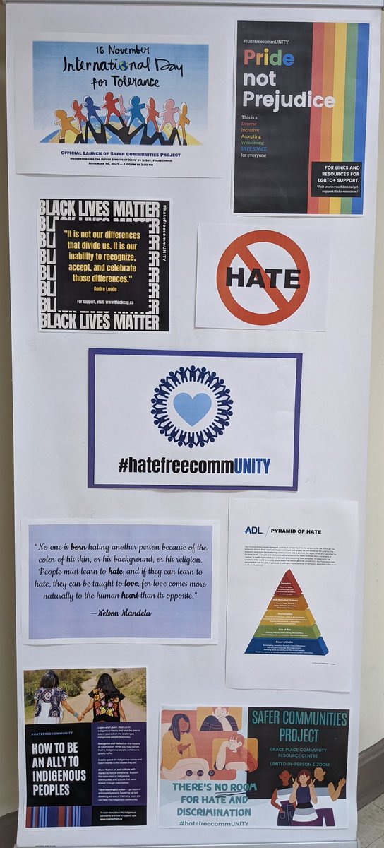 GracePlaceGPCRC's tweet photo. Grace Place
@GracePlaceGPCRC
Great feedback on D/Sgt. Feras Ismail's session on 'Understanding the Ripple Effects of Hate.'
Community collaboration is pivotal in creating a hate community.
@PeelPolice
#hatefreecommunity https://t.co/8TQsWew3mK