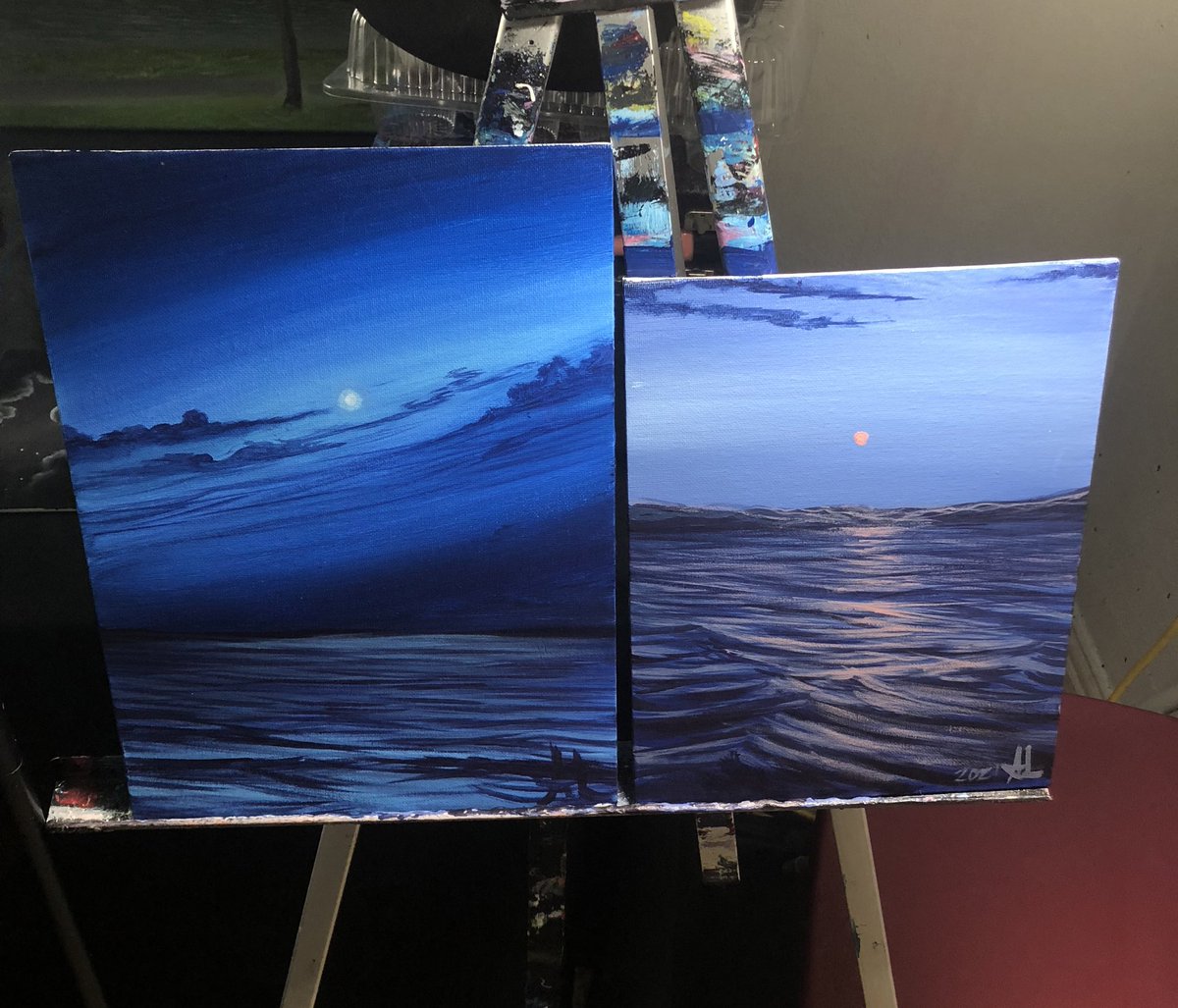 angel42ffloo's tweet photo. Painted these lil fellas this weekend https://t.co/UxLtoCY1gl