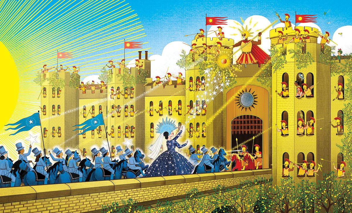 Sharing the cover and a few images from The Story Orchestra, The Magic Flute, the sixth installment in the series and out in the UK at the end of the month 🌙🌞✴️ #picturebooks #bookillustration #mozart