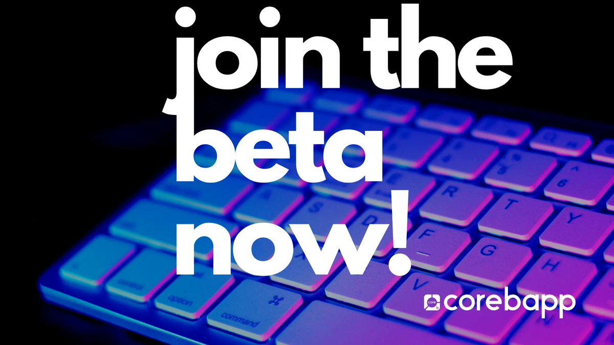 corebapp's tweet photo. #corebapp, has built a platform that targets businesses around the world like yours! We would love to hear your feedback, as we have officially launched the #corebapp no-code beta campaign! Join us in the enterprise #nocoderevolution now! https://t.co/fWIRPnfTMR #Colorado #Denver https://t.co/xuwHihsPZv