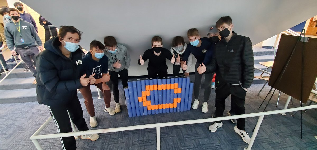 GBSEngineering's tweet photo. Our PLTW Introduction to Engineering Design CANstruction projects for the 2021-22 school year!
#GBSNOW #D225NOW https://t.co/uyB4pddBrv
