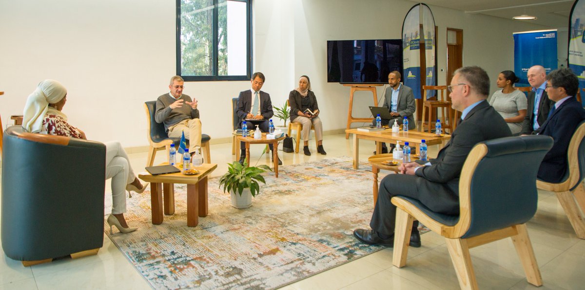 SafaricomET's tweet photo. Today, our Exco team led by @AnwarSoussa (CEO), met with @AidaTola, CEO of @FDRE_LandBank, and her team, to discuss supporting Ethiopia's digital agenda and the commercial launch preparations. https://t.co/3QOnqJw357