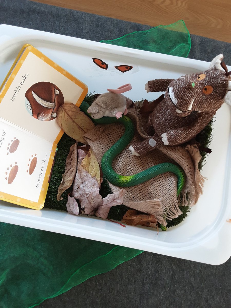 fledglings40's tweet photo. Gruffalo based activity Nightingales enjoyed! #ashbridge #eyfs #Nightingales #gruffalo #Fledglings #activities #nursery #fun #edutwitter https://t.co/9XUqemnESf