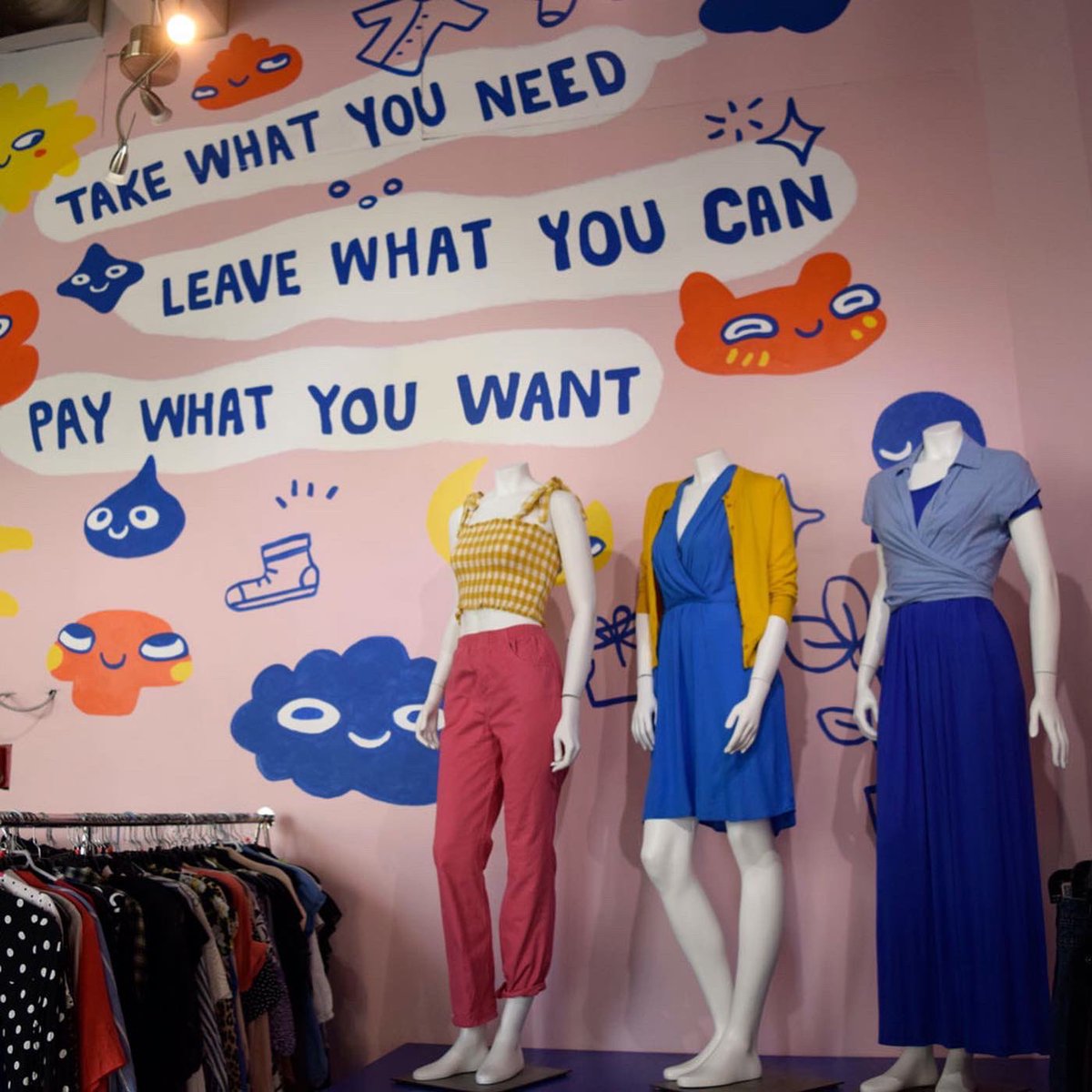 mrktcollective's tweet photo. We are hosting a clothing drive with Good Neighbour, our fave charity thrift shop in the city. One lucky donator each day of the market will receive a $50 gift card to use at any booth at MC. https://t.co/q0OM3kzP3h