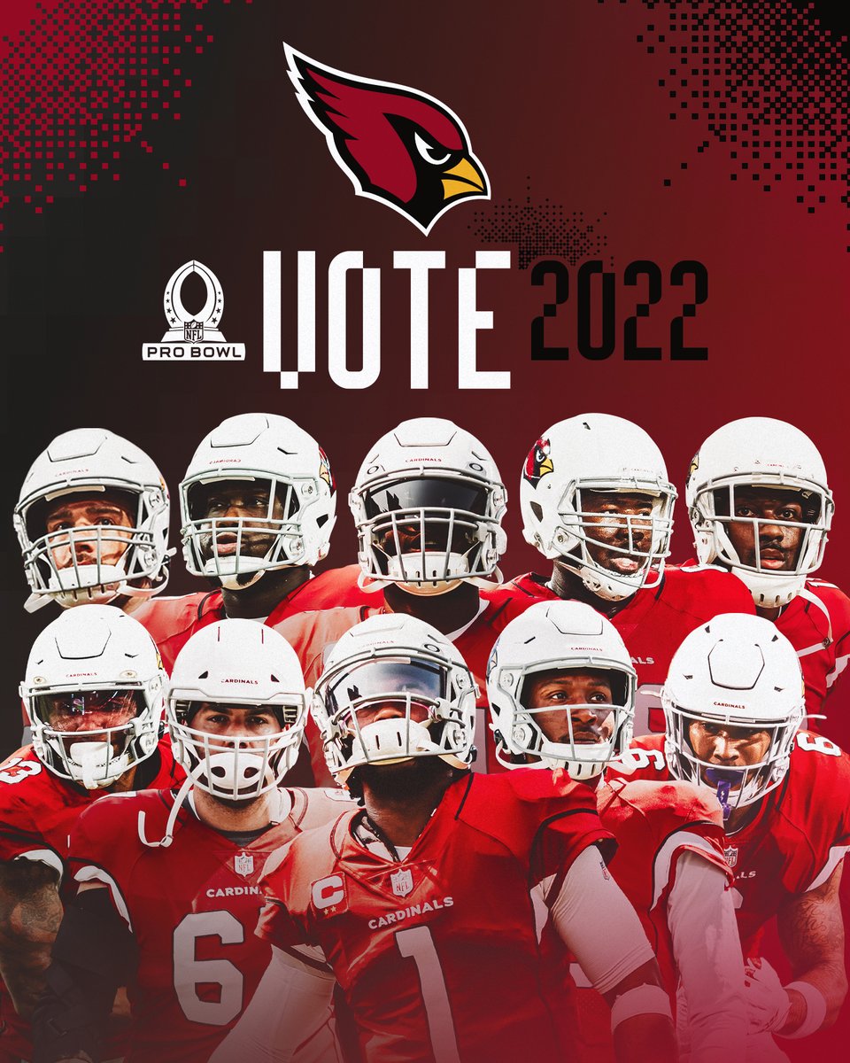 1 Retweet = 1 #ProBowlVote

<a href="/ZERTZ_86/">Zach Ertz</a>
<a href="/74_hump/">H U M P</a>
<a href="/KelvinBeachumJr/">Kelvin Beachum Jr</a>
<a href="/ajgreen_18/">.</a>
#RodneyHudson
<a href="/ckirk/">Christian Kirk</a>
<a href="/JustinPugh/">Justin Pugh</a>
<a href="/K1/">Kyler Murray</a>
<a href="/DeAndreHopkins/">Deandre Hopkins</a>
<a href="/JamesConner_/">James Conner</a>
<a href="/ChaseEdmonds22/">Chase Edmonds</a>
<a href="/moore_rondale/">Rondale Moore</a>
<a href="/MGarcia_76/">it’s just max.</a>