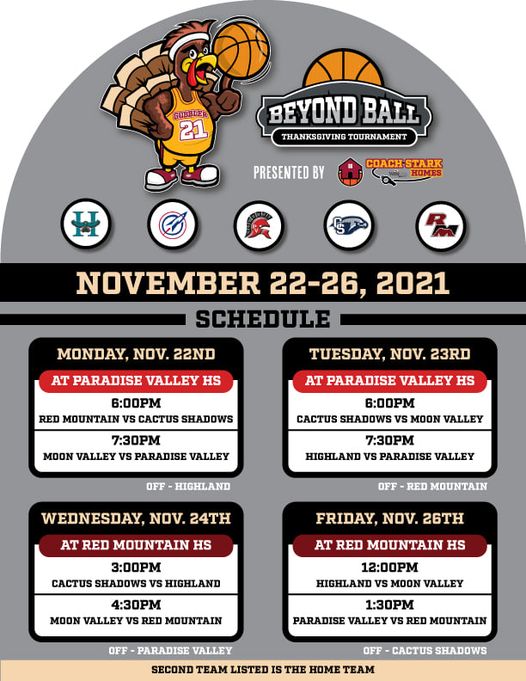 CoachStarkHomes's tweet photo. We are proud to be the sponsor of this great event and a great way to start the High School basketball season! On top of being a sponsor, we'll also be giving a college scholarship to one of the players at the end of the tournament.
#coachstarkhomes #tournament #beyondball https://t.co/vMnttsmHIX