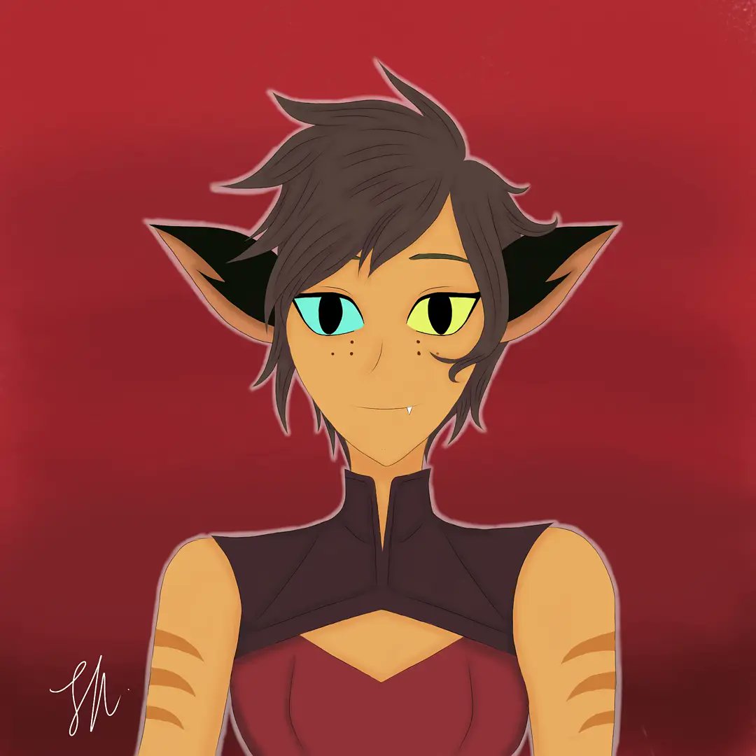 imagineworlds12's tweet photo. Catra pt. 2 #Catra #shera #SheRa #sherafanart https://t.co/mc92D0sm7k