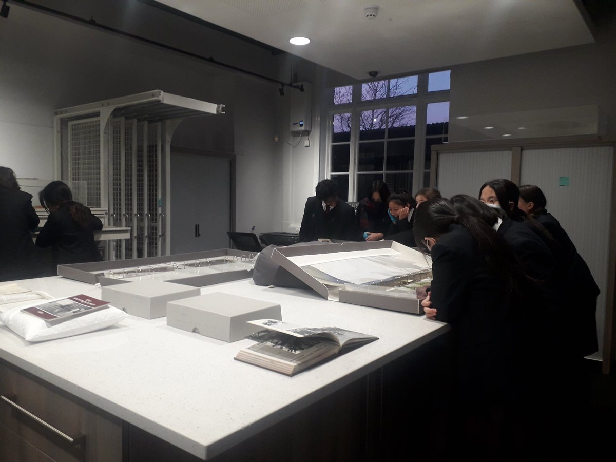 NThorpeBS's tweet photo. Great to welcome @BromsMaryW U4th students for tutor time in @BromsSchool Heritage Centre to look at #SchoolArchives Hoping for some recruits to #ArchiveClub for @BromsService next year #EYA https://t.co/aKmfQXwldz