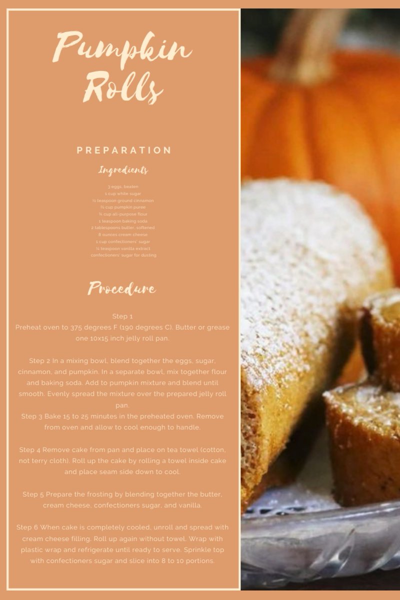 mphomestore's tweet photo. Monica’s favorite pumpkin roll recipe 🤍 Great Thanksgiving dessert option 🍁🍂 @monicapotter https://t.co/24EUaliFr2