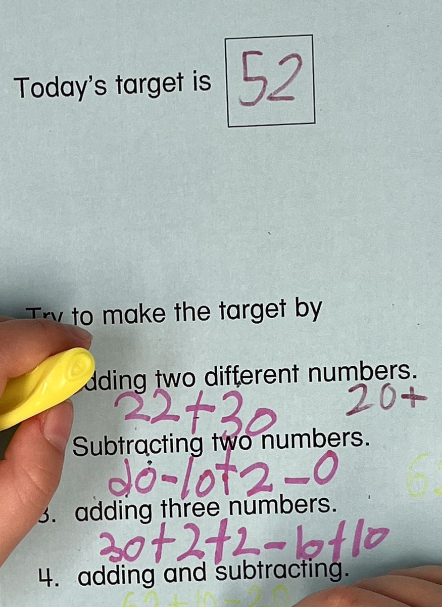 OakThinkers's tweet photo. Playing Today’s Target in math class today 🎯 @APSGifted @APSMath https://t.co/5H1fws8NKr