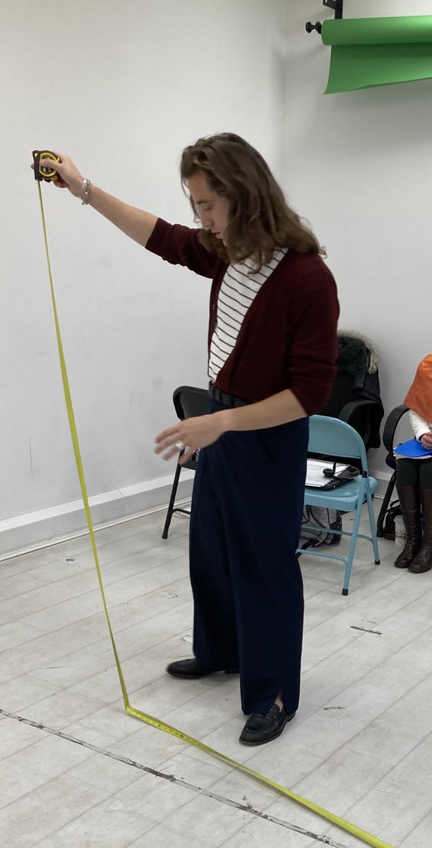 Happy birthday 🎂 to Vittorio our stage manager! Here’s him getting ready for our opening night tomorrow.