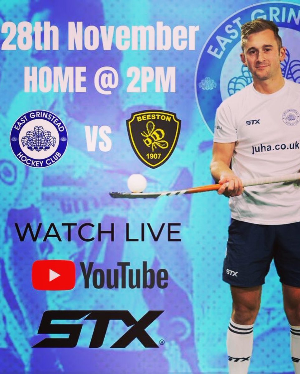 eghockeyclub's tweet photo. ⚠️This weekend there is 1st Team action both Saturday &amp; Sunday⚠️ 
What a treat for us all… Saturday seeing our Ladies take on @cliftonrobbies &amp; then on Sunday our Men taking on @officialbeehc for their battle to make the Top 6! Get down and support every cheer helps…💙🤍 https://t.co/4Jy5uO3In9