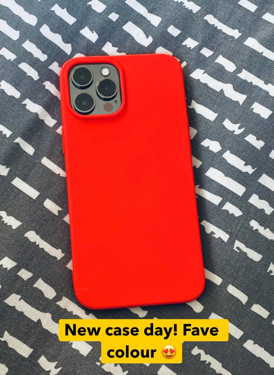 jamilC_94's tweet photo. New case day 💁🏻♂️ how people are with shoes and bags, that is me with phone cases 😂 @Apple #iPhone12ProMax #apple #iphone #redcase #red #phonecase https://t.co/cUjgDgEluU