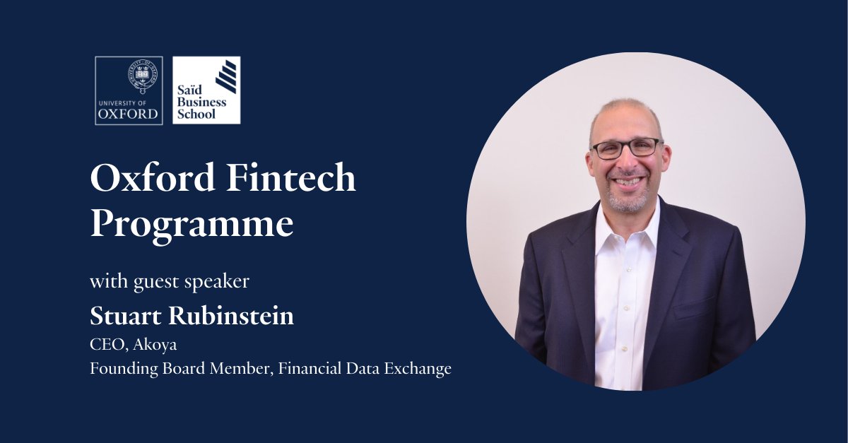 Excited to speak on the <a href="/OxfordSBS/">Saïd Business School</a> Fintech Programme with <a href="/EsmeLearning/">Esme Learning</a>.
Programme starts 19th January. Find out more: bit.ly/OXF-FIN22
#OxfordSBS #EsmeLearning