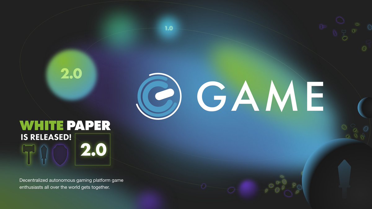 【White Paper 2.0 has been published】

Our white paper has been updated from the perspective of autonomous decentralized game platform!

check our vision and the details here👇 
whitepaper.gamenet.one/en/