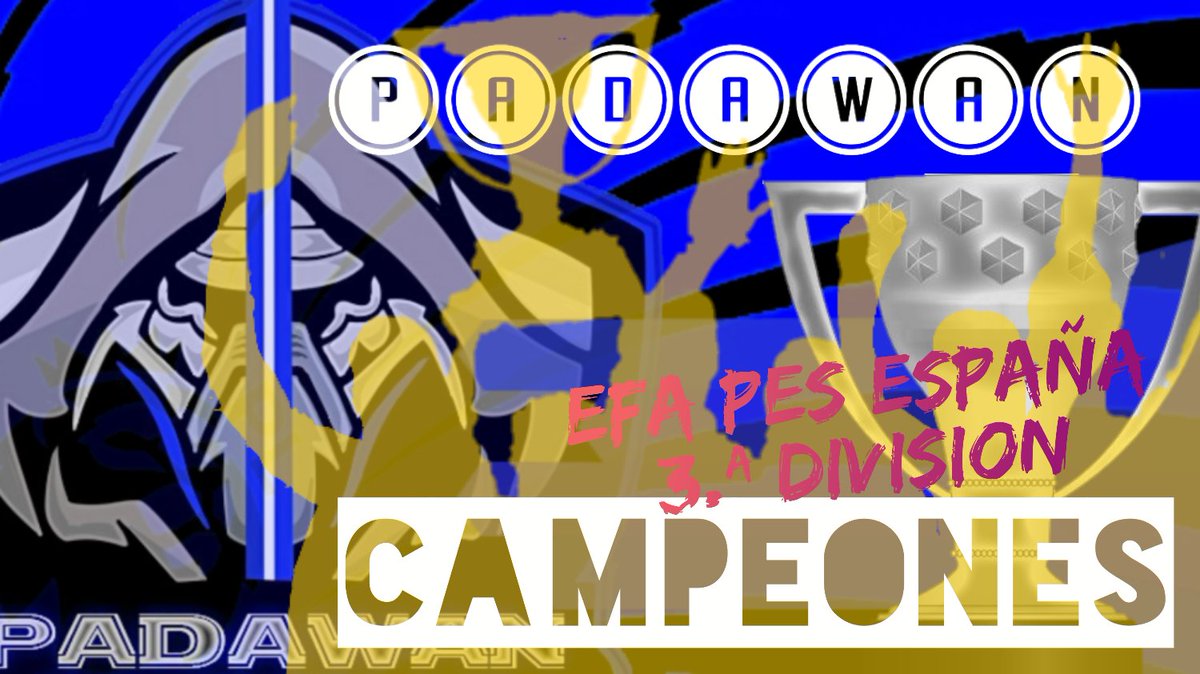 ⚫🏆CAMPEONES🏆⚫
       EFA PES ESPAÑA
          3.ª DIVISION

📌Con los puntos de ayer y a falta de una jornada para terminar la liga, conseguimos el titulo de Campeones 3.ª División de <a href="/EfaEspana/">🇪🇸EFA ESPAÑA🇪🇸</a>.

🍻💪🏽👏🏽GRAN TEMPORADA CHAVALES💪🏽🥳🥳‼

ENHORABUENA A TODOS, PEDAZO TRABAJO🏋️‍♂️🏋️‍♀️