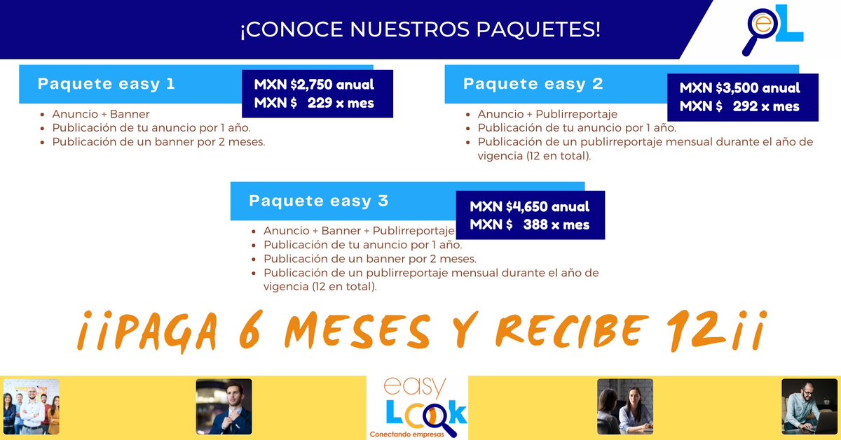 EasylookMx's tweet photo. No te quedes fuera!!
Da a conocer tu marca, empresa o producto a todas horas.
Tu anuncio te sirve como página de Internet para que tus clientes te conozcan más a detalle!
Presupuesto escalable! 
Unete a la familia easylook!
#easylookmx
#diretorioempresarial
#conectandoempresas https://t.co/BNZ64r82vr