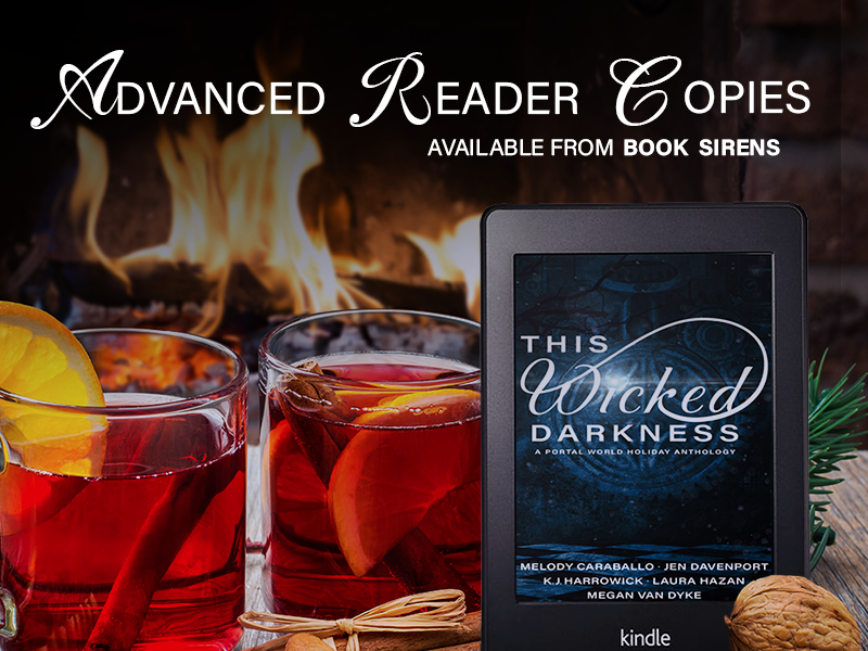 KJHarrowick's tweet photo. Ooh, lookie! ARCs for THIS WICKED DARKNESS (A Portal World Holiday Anthology) now available from @booksirens

https://t.co/WDNQdpEmpV

This Wicked Darkness releases on December 7th!

#Bookstagram #Booktwt #SFBooks #HolidayTales #BookSirens #booksirensreview https://t.co/7tLrXG5vjm