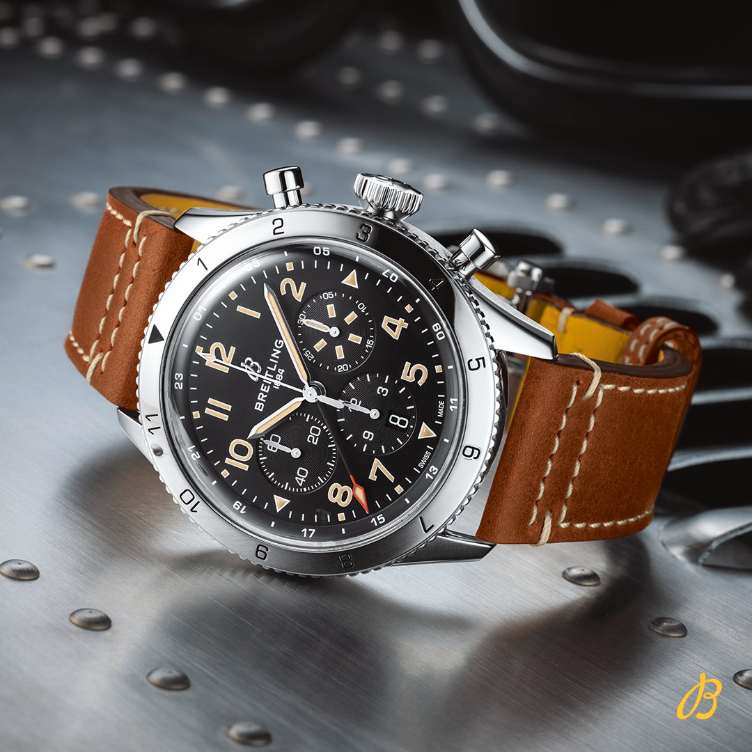 JuraWatches's tweet photo. Breitling celebrates four historic aircrafts with the release of five Breitling Super AVI B04 Chronograph GMT 46 watches.
Read our full review: https://t.co/vuKm7TUgJe
#JuraWatches #Breitling #SuperAVI #SquadOnaMission #WatchBlog #WatchReview https://t.co/EB7q2f1m7l
